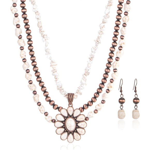 Rustic Couture's Western Jewelry Set for Women Cowgirl Vintage Western Necklace